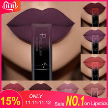 Charger l&#39;image dans la galerie, Hot Sales Waterproof Nude Matte Velvet Glossy Lip Gloss Lipstick Lip Balm Sexy Red Lip Tint 21 Colors Women Fashion Makeup Gift - Tous-Chez-Max