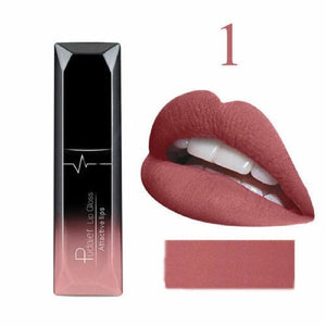 Pudaier Matte Lip Gloss Waterproof Matt Lipstick Sexy Batom Lip Tint Liquid Lipgloss Makeup Long Lasting Nude Levre Kit Batom - Tous-Chez-Max