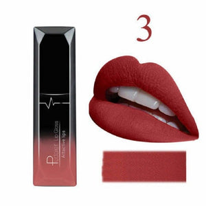 Pudaier Matte Lip Gloss Waterproof Matt Lipstick Sexy Batom Lip Tint Liquid Lipgloss Makeup Long Lasting Nude Levre Kit Batom - Tous-Chez-Max