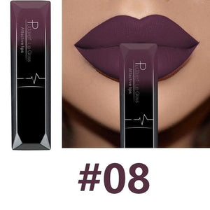 Hot Sales Waterproof Nude Matte Velvet Glossy Lip Gloss Lipstick Lip Balm Sexy Red Lip Tint 21 Colors Women Fashion Makeup Gift - Tous-Chez-Max